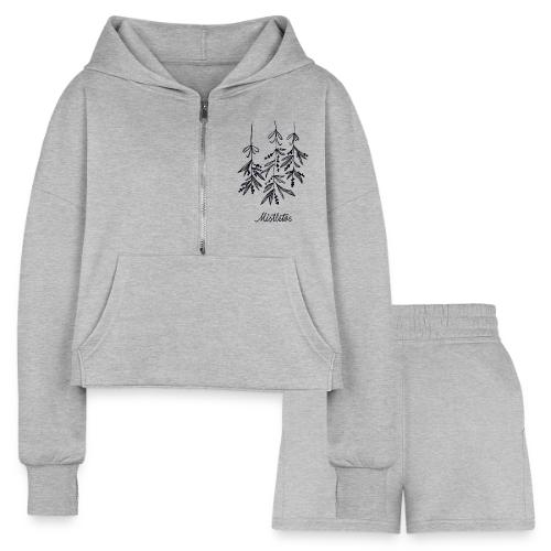 Mistletoe - Women’s Cropped Hoodie & Jogger Short Set