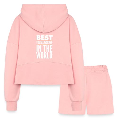 Best Postal Worker in the World - Women’s Cropped Hoodie & Jogger Short Set