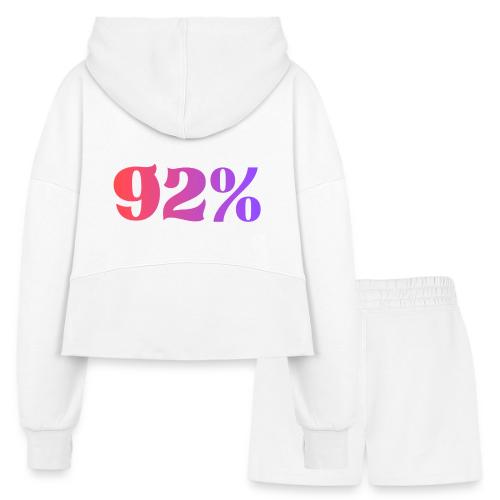 92 Percent - Women’s Cropped Hoodie & Jogger Short Set