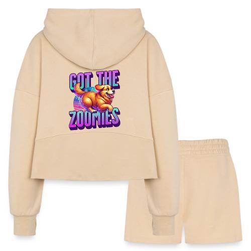 Got the Zoomies - Women’s Cropped Hoodie & Jogger Short Set