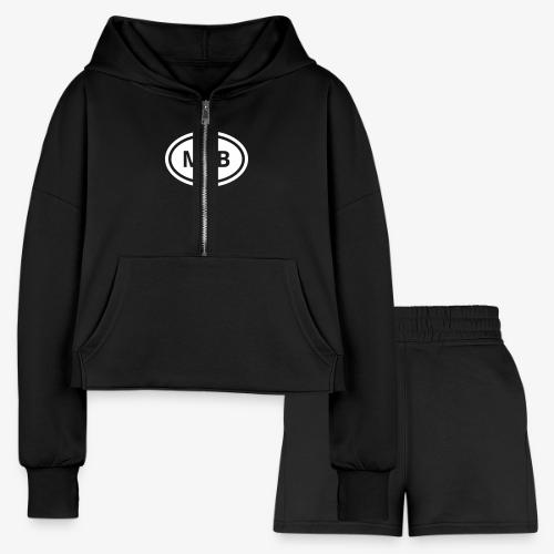 MTB Oval Logo - Women’s Cropped Hoodie & Jogger Short Set
