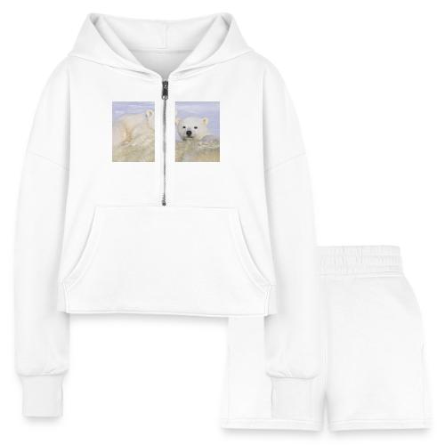 polarbears - Women’s Cropped Hoodie & Jogger Short Set