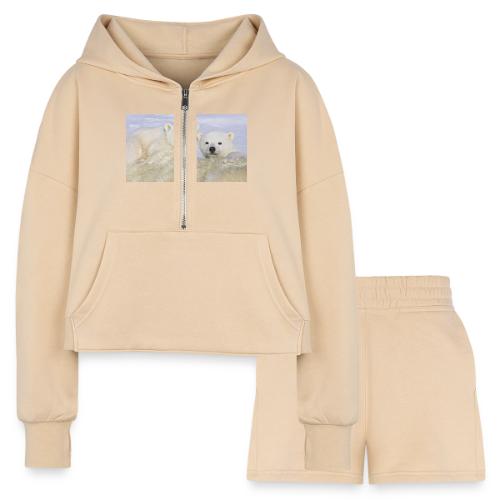 polarbears - Women’s Cropped Hoodie & Jogger Short Set