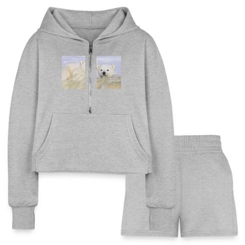 polarbears - Women’s Cropped Hoodie & Jogger Short Set