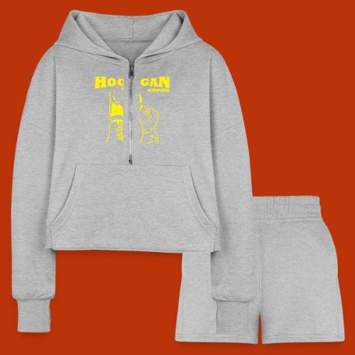 Boots A Way of Life Hooligan Empire - Women’s Cropped Hoodie & Jogger Short Set