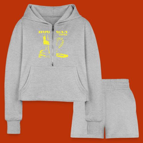 Hooligan Empire MoonStomp - Women’s Cropped Hoodie & Jogger Short Set