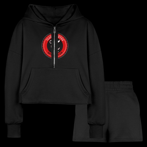 Badge 05a - Women’s Cropped Hoodie & Jogger Short Set