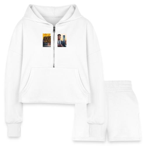 vidiq thumbnail 5 - Women’s Cropped Hoodie & Jogger Short Set