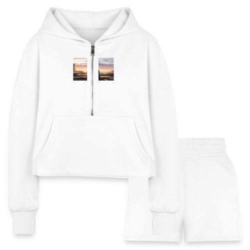 vidiq thumbnail 7 - Women’s Cropped Hoodie & Jogger Short Set