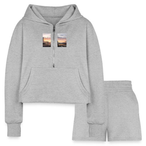 vidiq thumbnail 7 - Women’s Cropped Hoodie & Jogger Short Set