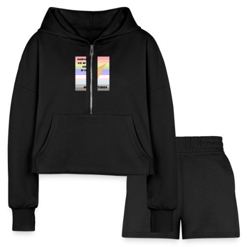Scoop of Pride - Women’s Cropped Hoodie & Jogger Short Set