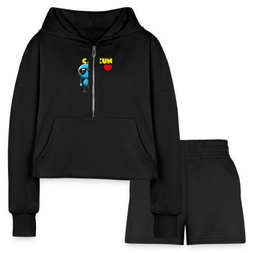 Smoon City_Cancun - Women’s Cropped Hoodie & Jogger Short Set