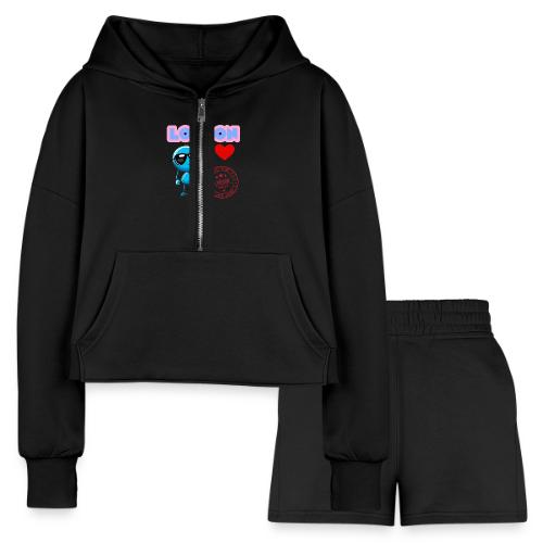 Smoon City_London - Women’s Cropped Hoodie & Jogger Short Set