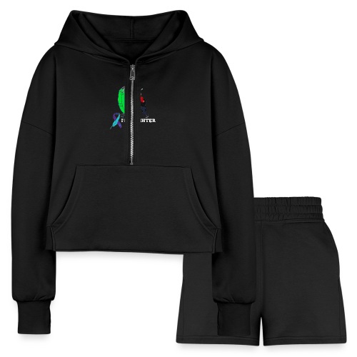 I'm A Fighter - Women’s Cropped Hoodie & Jogger Short Set