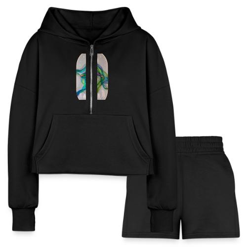 Women’s Day Thorn Sovereign T Shirt, Gift for Mum - Women’s Cropped Hoodie & Jogger Short Set