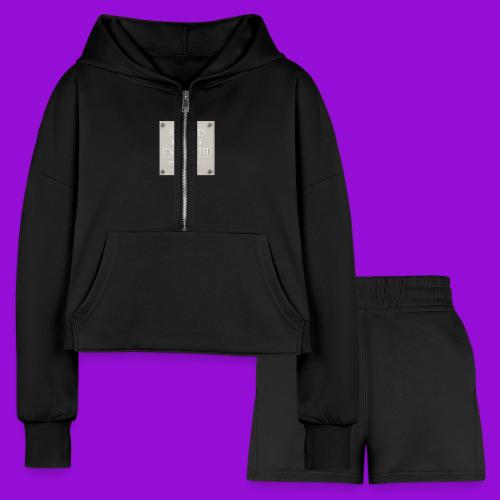 Results - White - Women’s Cropped Hoodie & Jogger Short Set