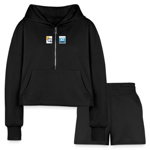 NCRA & AI logo with tagline - Women’s Cropped Hoodie & Jogger Short Set