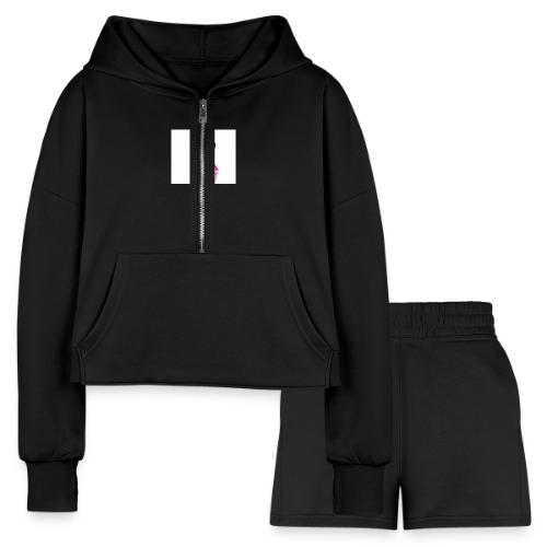 I Only Miss You When I Breathe 2 jpg - Women’s Cropped Hoodie & Jogger Short Set