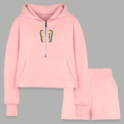 Grimm - Women’s Cropped Hoodie & Jogger Short Set