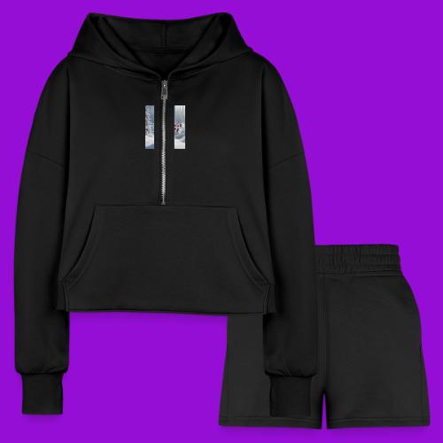 Frosty - Women’s Cropped Hoodie & Jogger Short Set