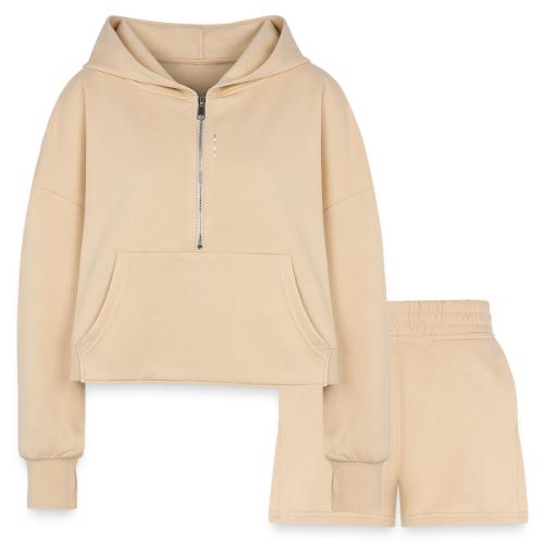 business series webinar social commerce funnel - Women’s Cropped Hoodie & Jogger Short Set