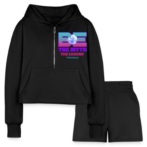 Be Legendary - Women’s Cropped Hoodie & Jogger Short Set