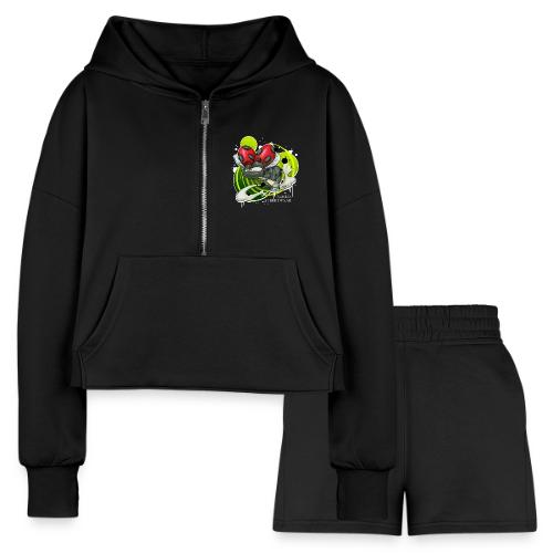 Fly Ladybug - Women’s Cropped Hoodie & Jogger Short Set