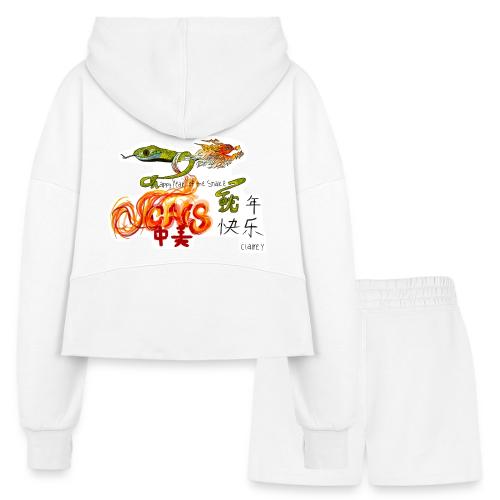 Lunar New Year 2025 MS Design Winner: Claire Y - Women’s Cropped Hoodie & Jogger Short Set