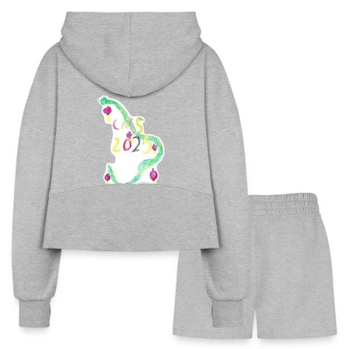 Lunar New Year 2025 ECC Design Winner: Madeline K - Women’s Cropped Hoodie & Jogger Short Set