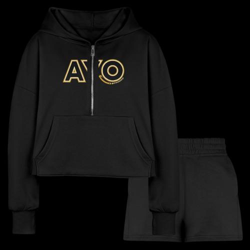 AyoGaming's Logo v1 - Women’s Cropped Hoodie & Jogger Short Set