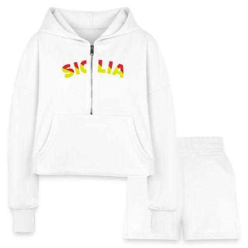 SICILIA - Women’s Cropped Hoodie & Jogger Short Set