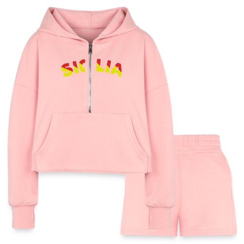 SICILIA - Women’s Cropped Hoodie & Jogger Short Set