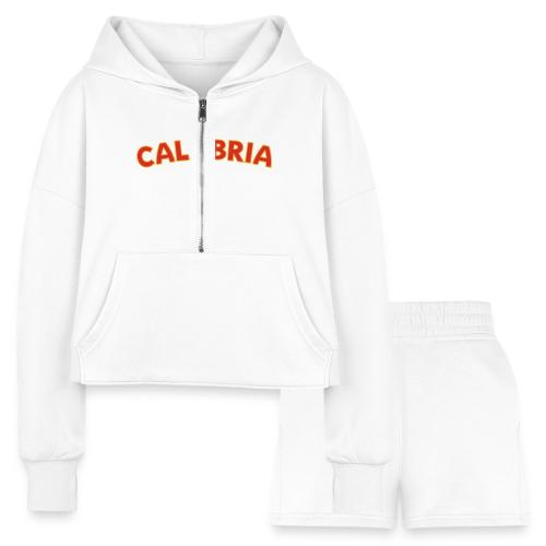 Calabria - Women’s Cropped Hoodie & Jogger Short Set