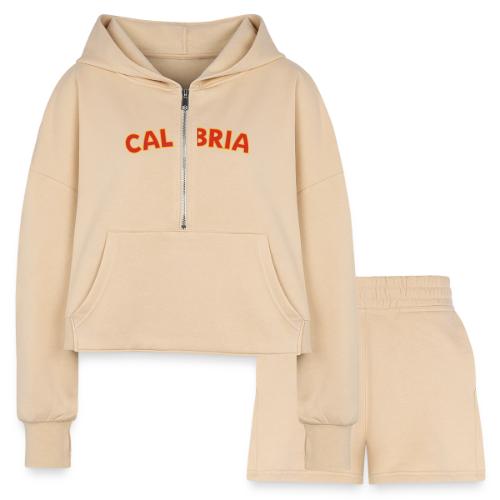 Calabria - Women’s Cropped Hoodie & Jogger Short Set
