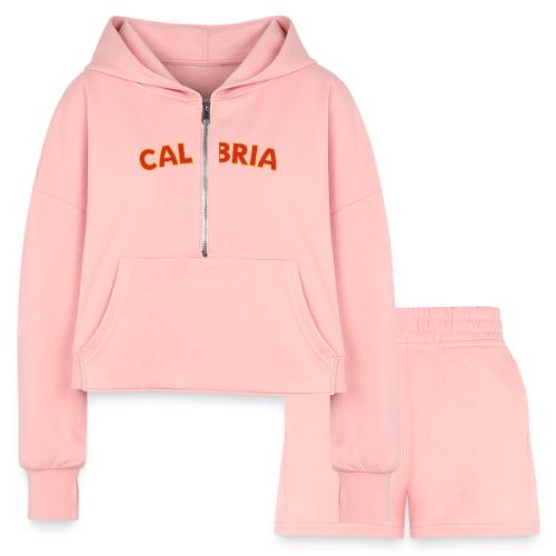 Calabria - Women’s Cropped Hoodie & Jogger Short Set