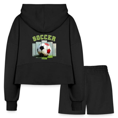 Soccer Core - Women’s Cropped Hoodie & Jogger Short Set