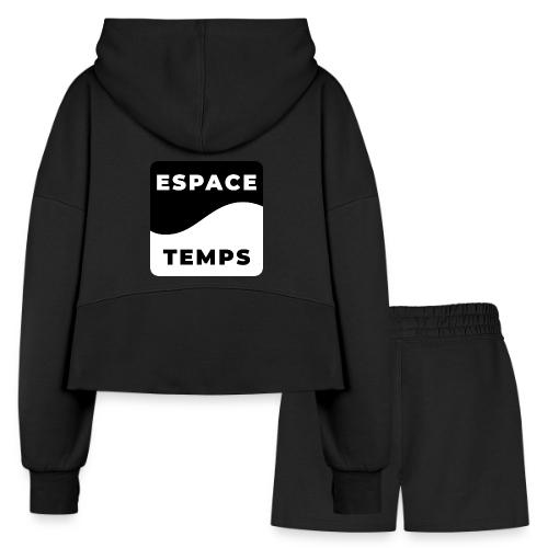 Space-Time: Distorted Reality - Women’s Cropped Hoodie & Jogger Short Set