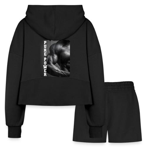 Bodybuilding: Pure Power - Women’s Cropped Hoodie & Jogger Short Set