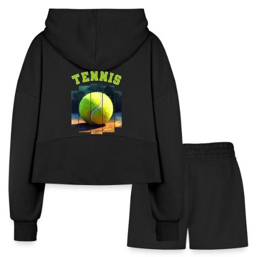 Tennis Vibes Only - Women’s Cropped Hoodie & Jogger Short Set