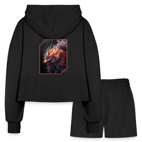 Dragon Dreams - Women’s Cropped Hoodie & Jogger Short Set