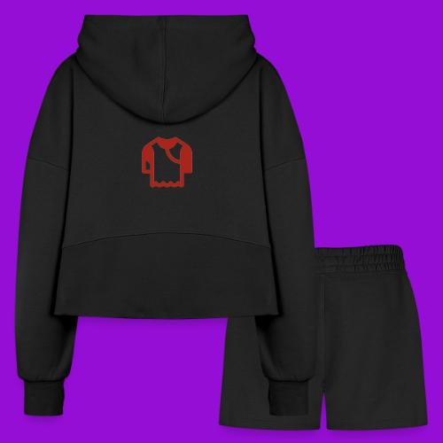 Logo Love - Women’s Cropped Hoodie & Jogger Short Set