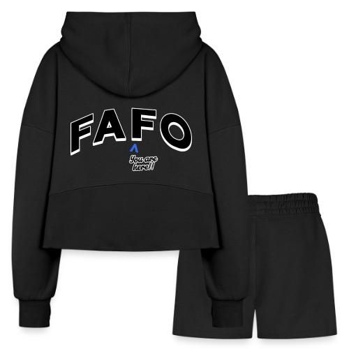 FAFO - You Are Here - Women’s Cropped Hoodie & Jogger Short Set