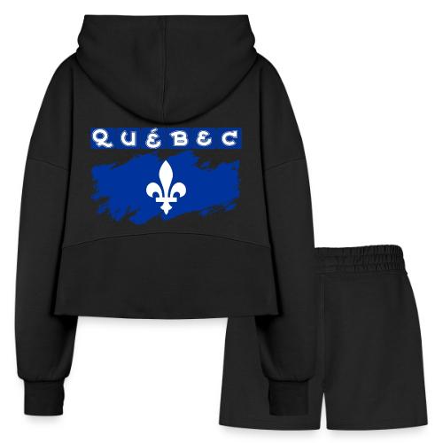 Québec la Belle province - Women’s Cropped Hoodie & Jogger Short Set