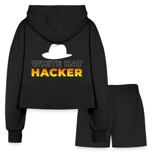 White Hat Hacker - Women’s Cropped Hoodie & Jogger Short Set