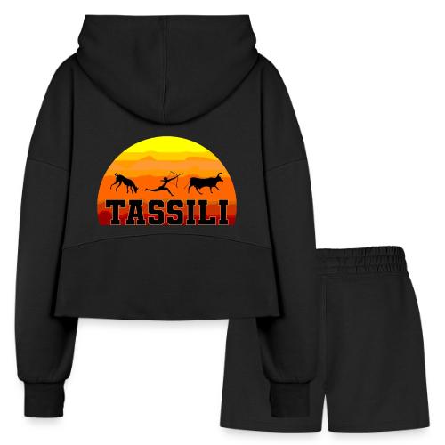 Algeria: Tassili Timeless - Women’s Cropped Hoodie & Jogger Short Set