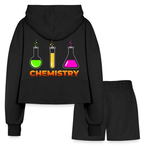 Chemistry: Elements in Motion - Women’s Cropped Hoodie & Jogger Short Set