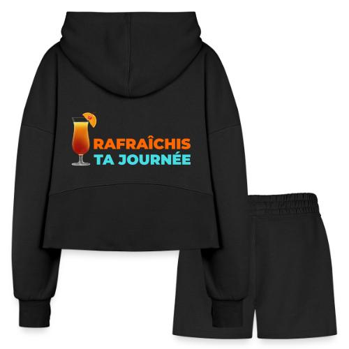 Daily Freshness - Women’s Cropped Hoodie & Jogger Short Set