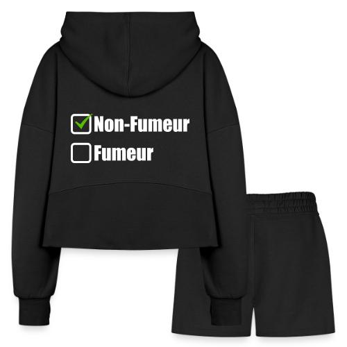 Non-smoker - Women’s Cropped Hoodie & Jogger Short Set