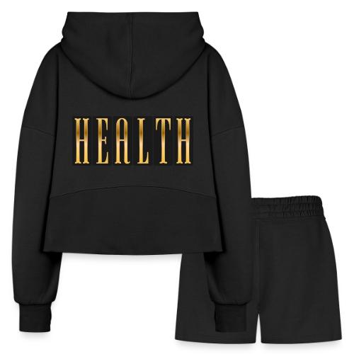 Golden Health - Women’s Cropped Hoodie & Jogger Short Set