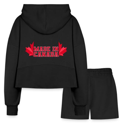 Made in Canada - Women’s Cropped Hoodie & Jogger Short Set